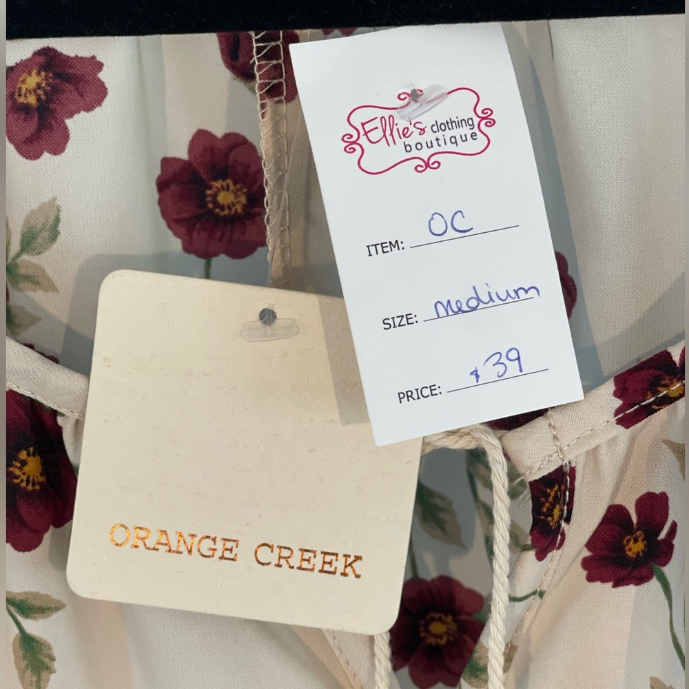 Orange Creek Medium Floral Blouse - Picture 2 of 7